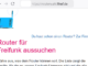 routerwahl.ffnef.de im Browser: gezeichneter blauer Router und die Überschrift Router für Freifunk aussuchen